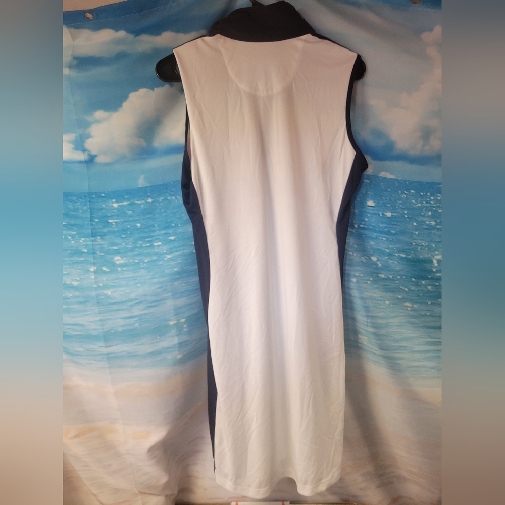Callaway NWT Sleeveless Golf Dress with Rainbow Stripes Size Medium - Picture 2 of 5